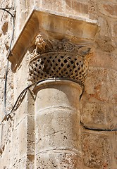 Image showing Capital of column in Jerusalem