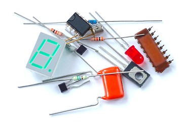 Image showing Electronic parts