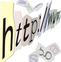 Image showing Internet address