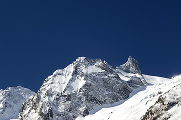 Image showing Mountain peak