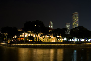 Image showing Singapore at night