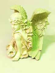 Image showing Angel  in green. 