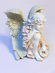 Image showing Angel blue background. 