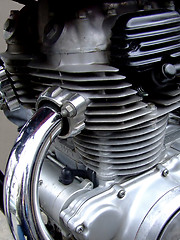 Image showing Motorcycle engine