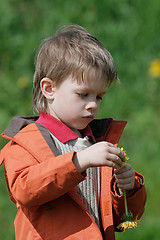 Image showing Boy in summer day.