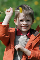 Image showing Boy in summer day.