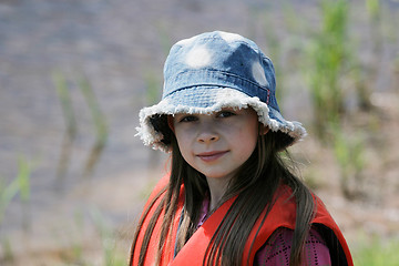 Image showing Young girl in summer day.