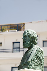 Image showing hermes statue Ios cyclades Greek island