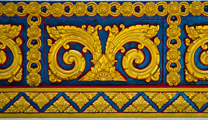 Image showing Thai style molding art 