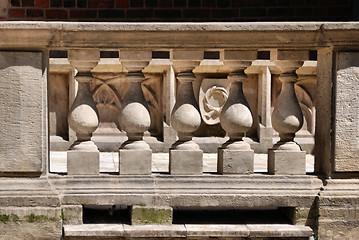 Image showing stone balustrade 