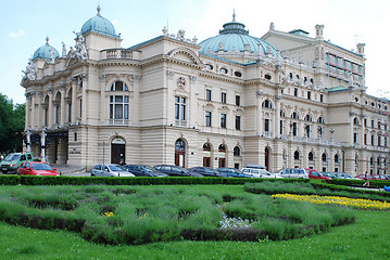 Image showing The baroque style theater built in 1892 in Cracow