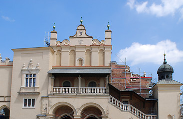 Image showing Sukiennice are under renovation