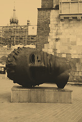 Image showing Sculpture by Igor Mitoraj on the Main Square in Cracow