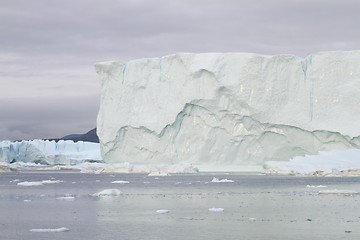 Image showing Iceberg in Ilulissat at sunset