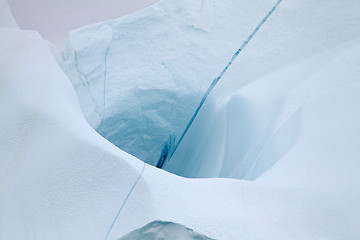 Image showing Hole in an iceberg