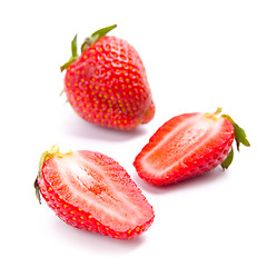 Image showing fresh strawberries