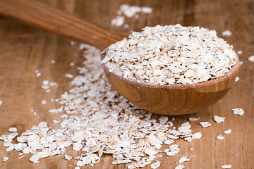 Image showing oat flakes 