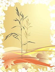 Image showing Autumn background design