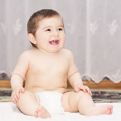 Image showing Funny infant