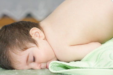 Image showing Sleeping baby