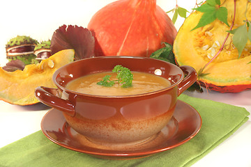 Image showing Pumpkin soup