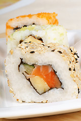 Image showing Sushi close-up