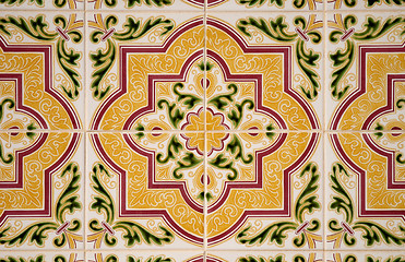 Image showing Old tiles background