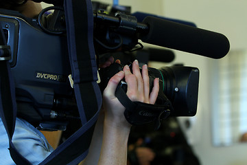 Image showing Camera woman