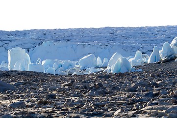 Image showing Glacier rising 