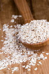 Image showing oat flakes 