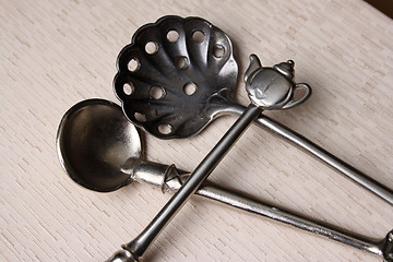 Image showing Pewter Spoons