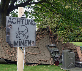 Image showing Achtung minen german mines