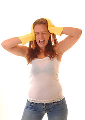 Image showing Screaming woman.