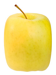 Image showing Single square yellow apple