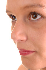 Image showing Girls half face.