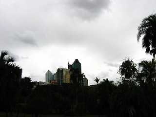 Image showing Cloudy Brisbane. Australia