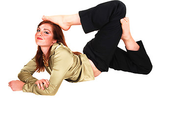 Image showing Acrobatic girl.