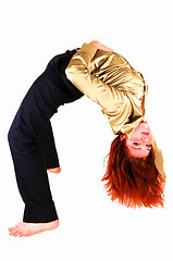 Image showing Acrobatic girl.