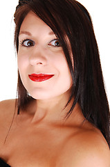 Image showing Pretty dark haired girl.