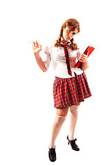 Image showing Schoolgirl in uniform.