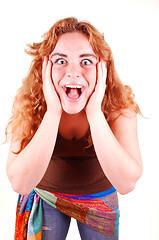 Image showing Surprised girl.