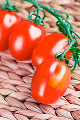 Image showing tomatoes bunch