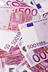 Image showing euro banknotes