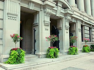 Image showing Old bank building  