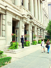 Image showing Old bank building 