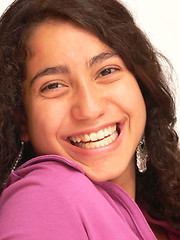 Image showing Young smiling girl.