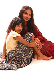 Image showing Mother and daughter.