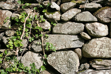 Image showing rock fence background