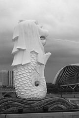 Image showing Merlion, the symbol of Singapore