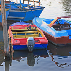 Image showing Many boats